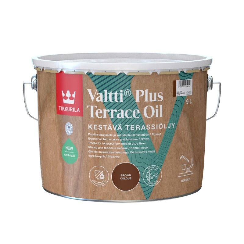 Valtti Plus Terrace Oil Lauko medienos aliejus.