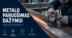 Metalo paruošimas dažymui Scandex