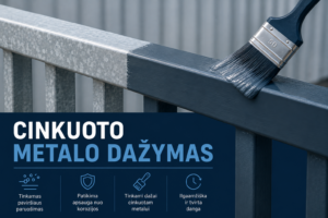 Cinkuoto metalo paruošimas SCANDEX